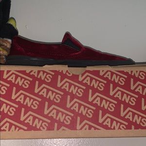 Red velvet vans